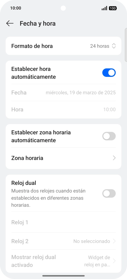 Pulsa el indicador junto a 