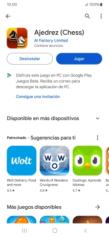 Pulsa la tecla de inicio para terminar y regresar a la pantalla de inicio.