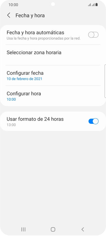 Pulsa el indicador junto a 