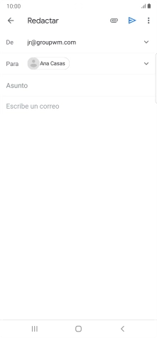 Pulsa Asunto e introduce el asunto deseado.