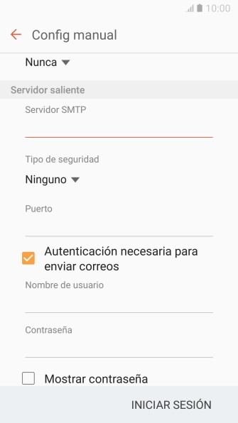 Pulsa la lista desplegable bajo 