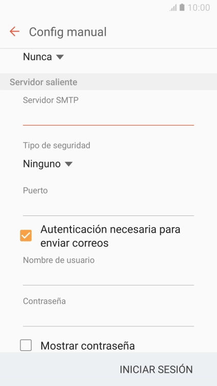 Pulsa la lista desplegable bajo 