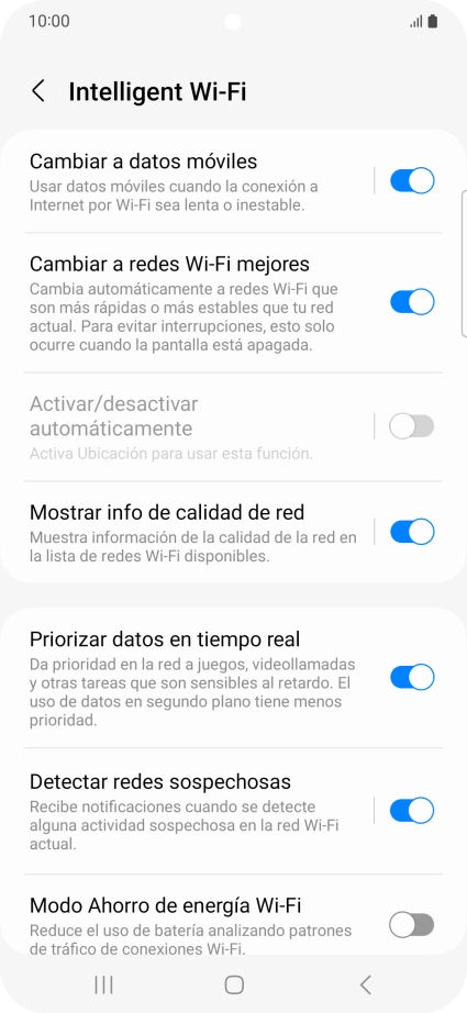 Pulsa el indicador junto a 