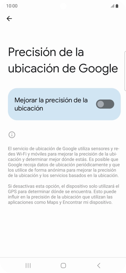 Si pulsas el indicador junto a 