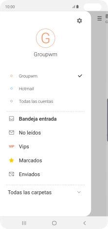 Pulsa el icono de ajustes.