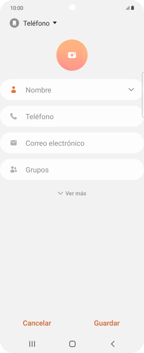 Pulsa la lista desplegable de la guía.