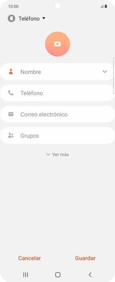 Pulsa la lista desplegable de la guía.