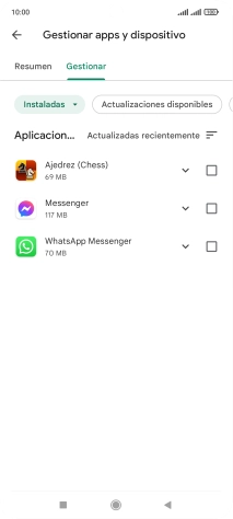 Pulsa la app deseada.
