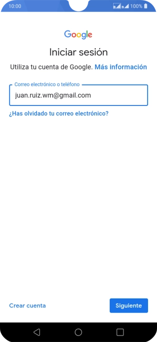 Pulsa Siguiente.