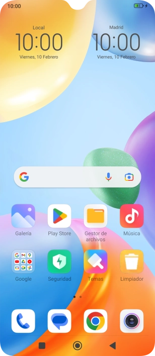 Cuando el icono de carga de batería aparece en la pantalla, el teléfono se está cargando.