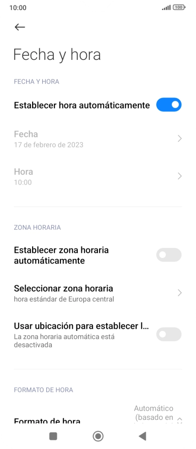 Pulsa el indicador junto a 