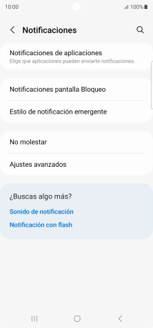 Pulsa Notificaciones de aplicaciones.
