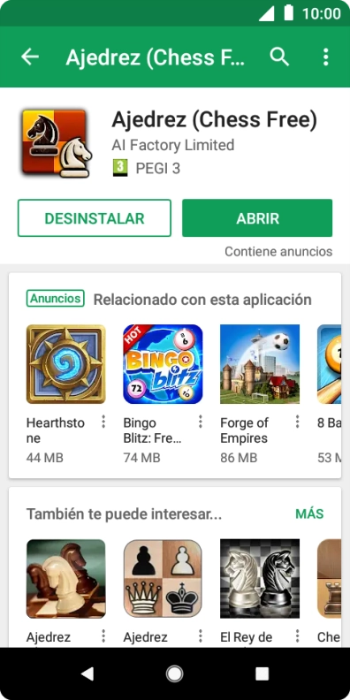 Pulsa la tecla de inicio para terminar y regresar a la pantalla de inicio.