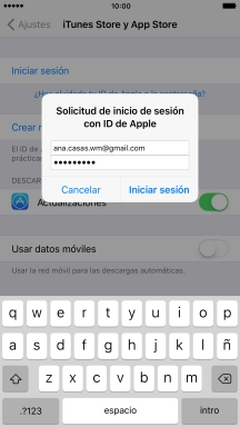 Pulsa Iniciar sesión.