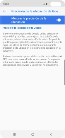 Pulsa el indicador junto a 