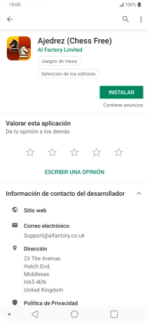 Pulsa la tecla de inicio para terminar y regresar a la pantalla de inicio.