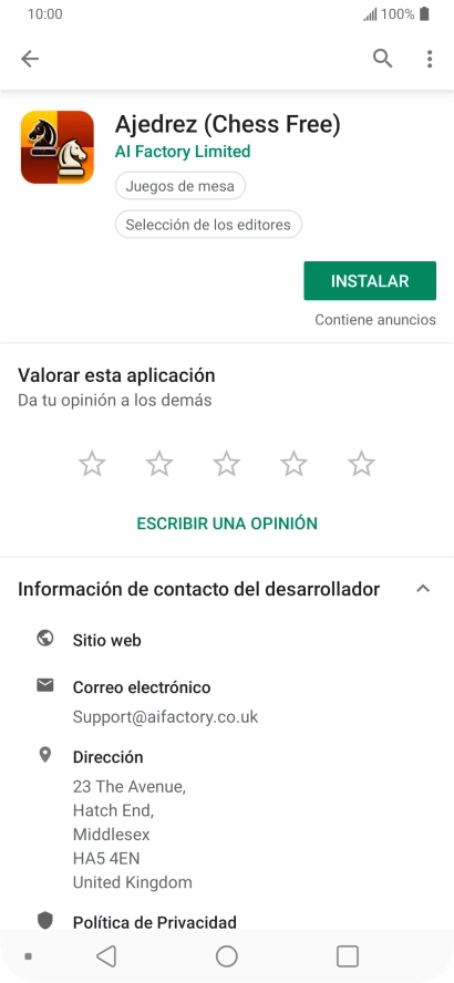 Pulsa la tecla de inicio para terminar y regresar a la pantalla de inicio.