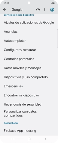 Pulsa Encontrar mi dispositivo.