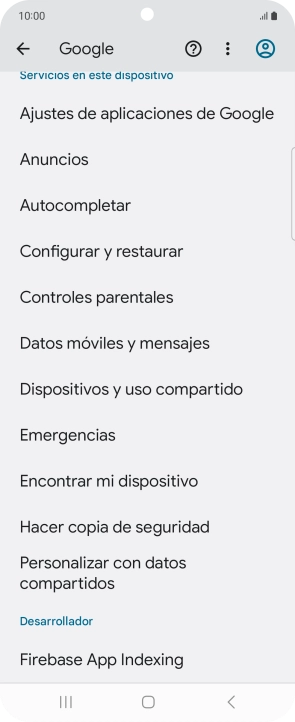 Pulsa Encontrar mi dispositivo.