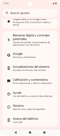 Pulsa Sistema.