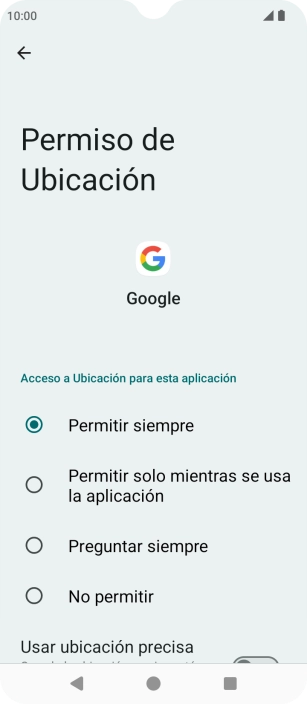 Pulsa el ajuste deseado.