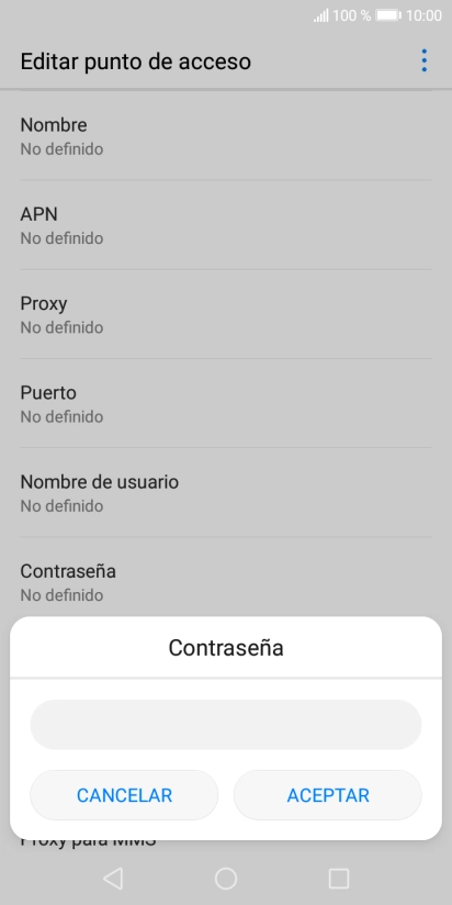 Introduce wap125 y pulsa ACEPTAR.