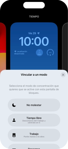 Pulsa un modo de concentración.