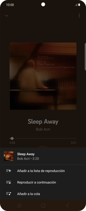 Pulsa Añadir a la lista de reproducción.