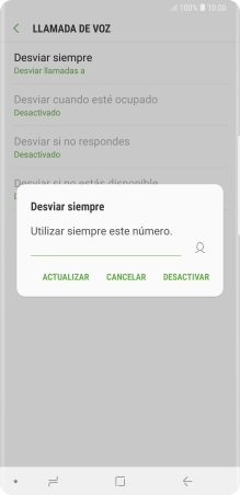 Pulsa DESACTIVAR.
