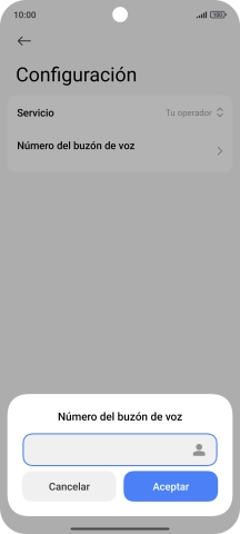 Introduce 22177 y pulsa Aceptar.