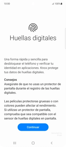 Pulsa Continuar.