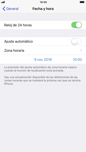 Pulsa el indicador junto a 