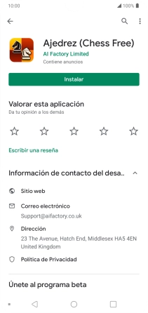 Pulsa la tecla de inicio para terminar y regresar a la pantalla de inicio.
