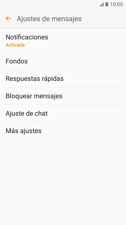 Pulsa Más ajustes.