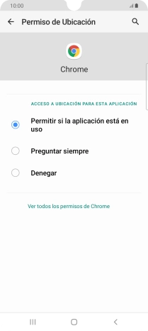 Pulsa el ajuste deseado.
