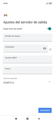 Pulsa el indicador junto a 