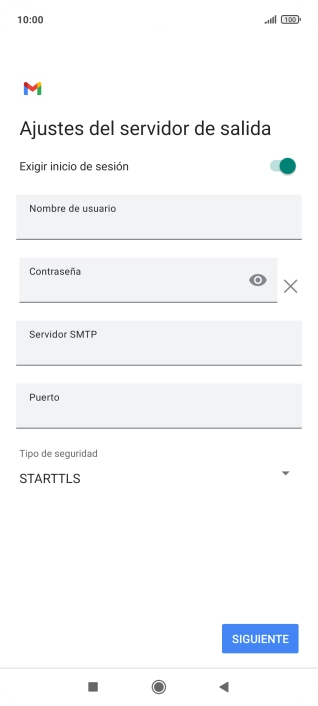 Pulsa el indicador junto a 