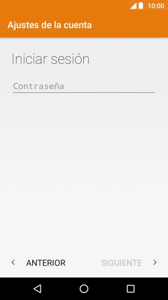 Pulsa Contraseña e introduce la contraseña de tu cuenta de correo electrónico.