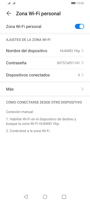 Pulsa la tecla de inicio para terminar y regresar a la pantalla de inicio.