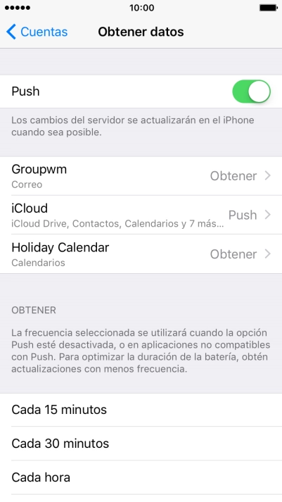 Pulsa el indicador junto a 