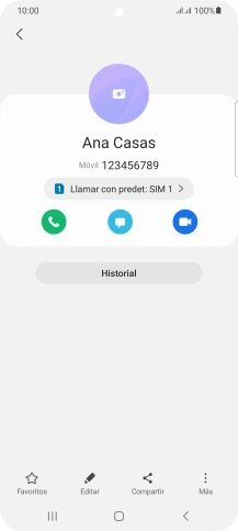 Pulsa la tecla de inicio para terminar y regresar a la pantalla de inicio.