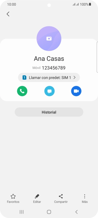 Pulsa la tecla de inicio para terminar y regresar a la pantalla de inicio.