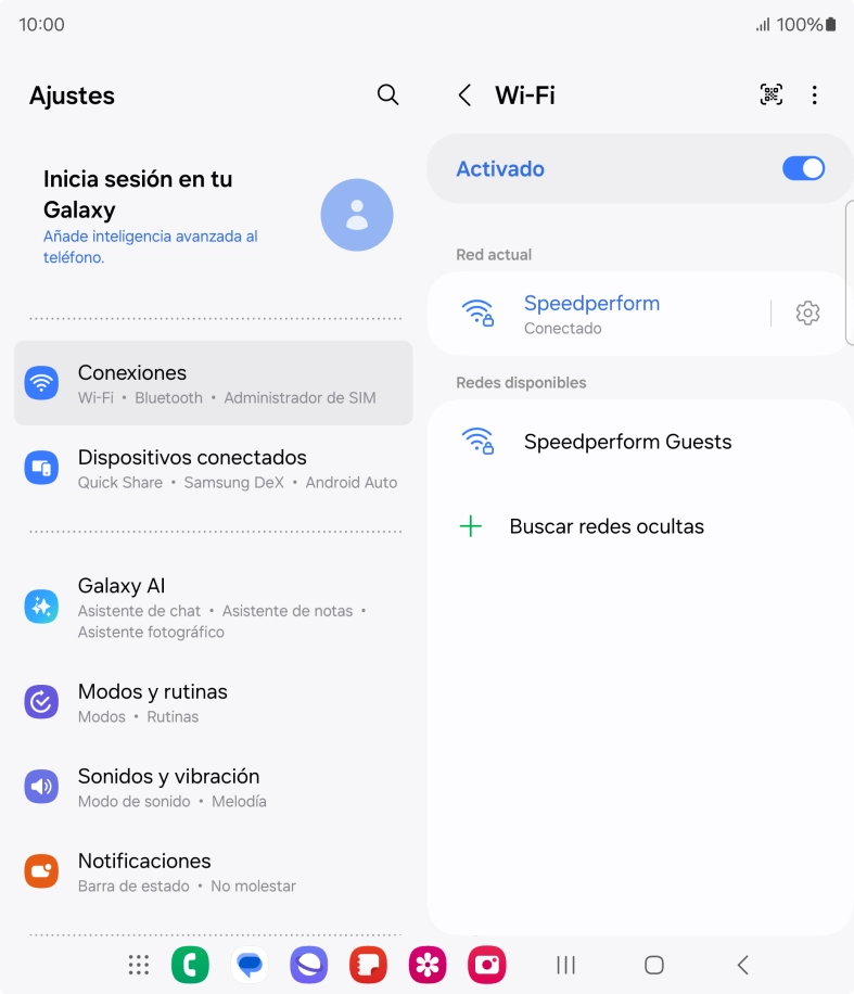 Pulsa la tecla de inicio para terminar y regresar a la pantalla de inicio.