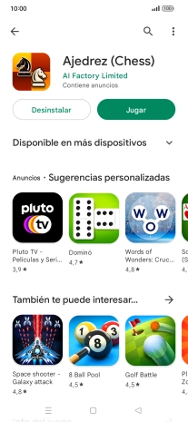 Pulsa la tecla de inicio para terminar y regresar a la pantalla de inicio.