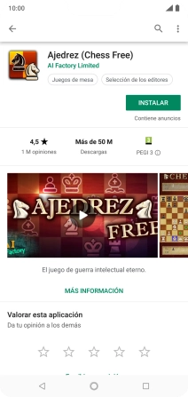 Pulsa INSTALAR y sigue las indicaciones de la pantalla para instalar la app.