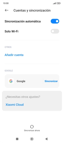 Pulsa Añadir cuenta.