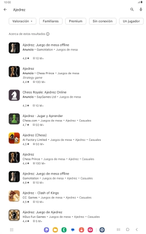 Pulsa la app deseada.