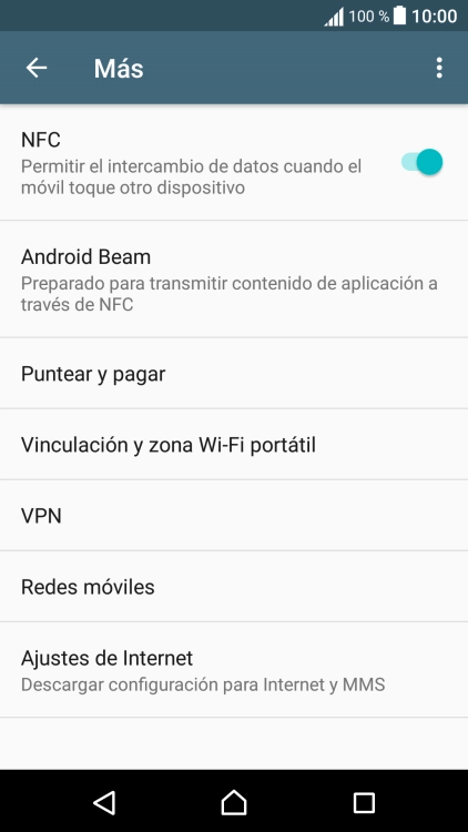 Pulsa Vinculación y zona Wi-Fi portátil.
