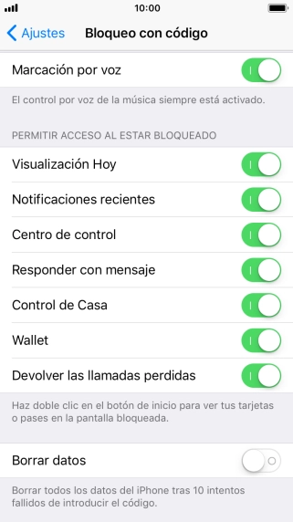 Pulsa el indicador junto a 