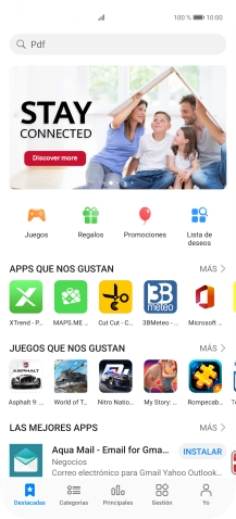 Pulsa Gestión.
